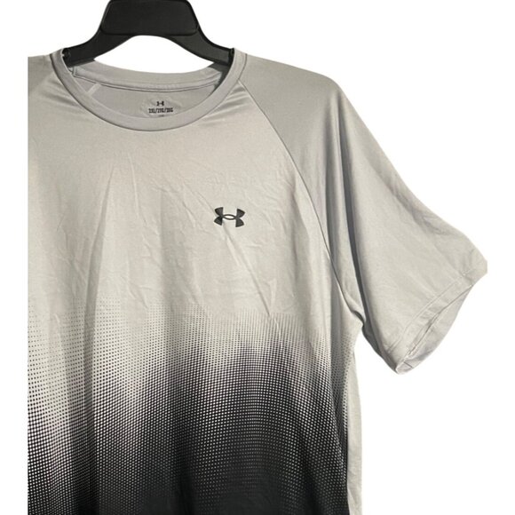 Under Armour Gradient Tee Mens 2XL Loose Fit Gray & Black - Picture 6 of 7